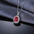 Real Ruby Pendant Necklace