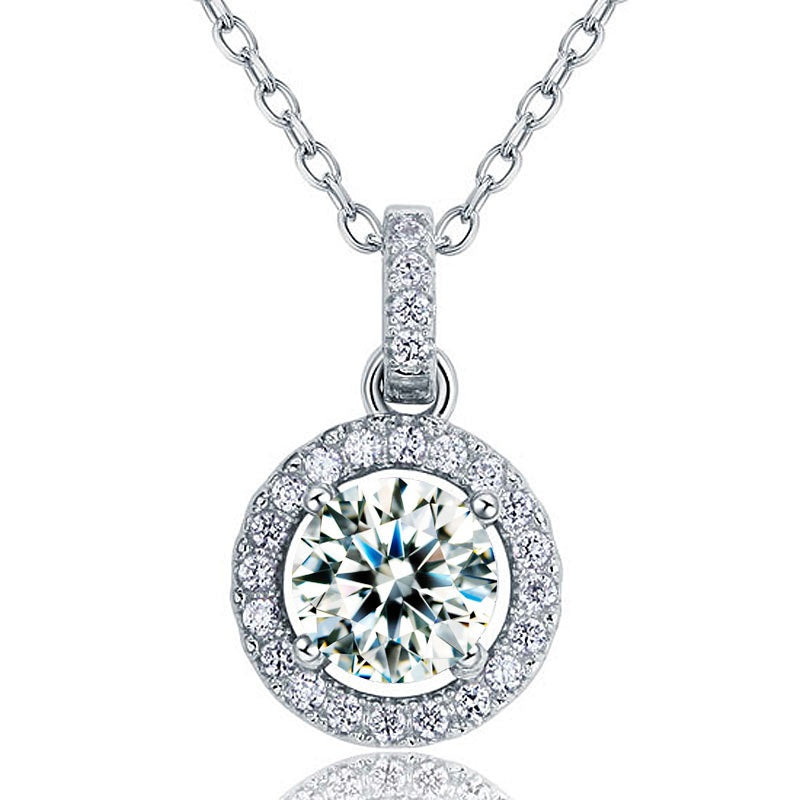 Simulated Diamond Pendant