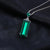 Emerald Cut Emerald Pendant Necklace