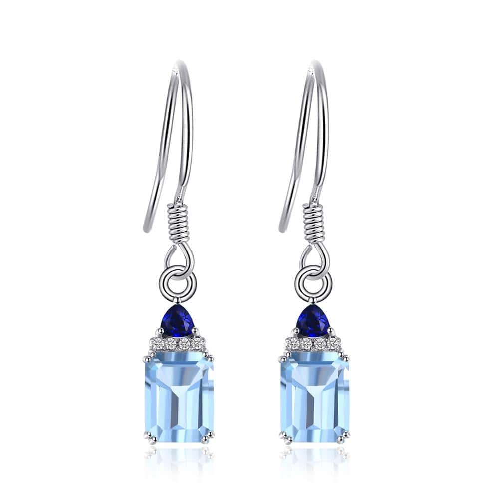 Sky Blue Topaz Earrings