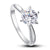 Solitaire simulated Diamond Ring