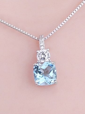 Topaz Birthstone Necklace