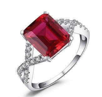 Real Ruby Engagement Ring