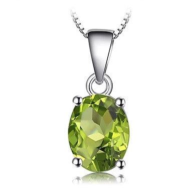 Amazon.com: Natural Raw Green Peridot Stone Rough Crystal Gemstone Dainty  Women Pendant Necklace, Chakra Healing Crystals, August Birthstone, Silver  Plated Chain 18 inch