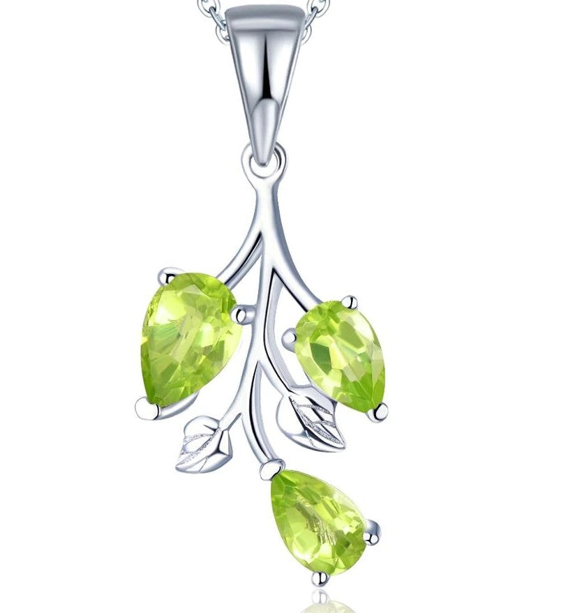 Real Peridot Stone Pendant