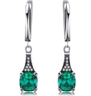 Made Elegant Emerald Earrings