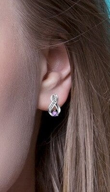 Real Amethyst Earrings