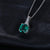 Lavet elegant Emerald halskæde