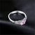 Elegant lavet pink safir ring