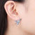 Licht blauwe Dragonfly oorbellen