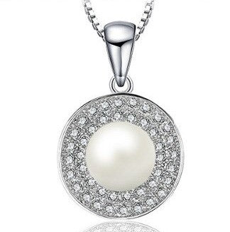 Round Real Pearl Necklace