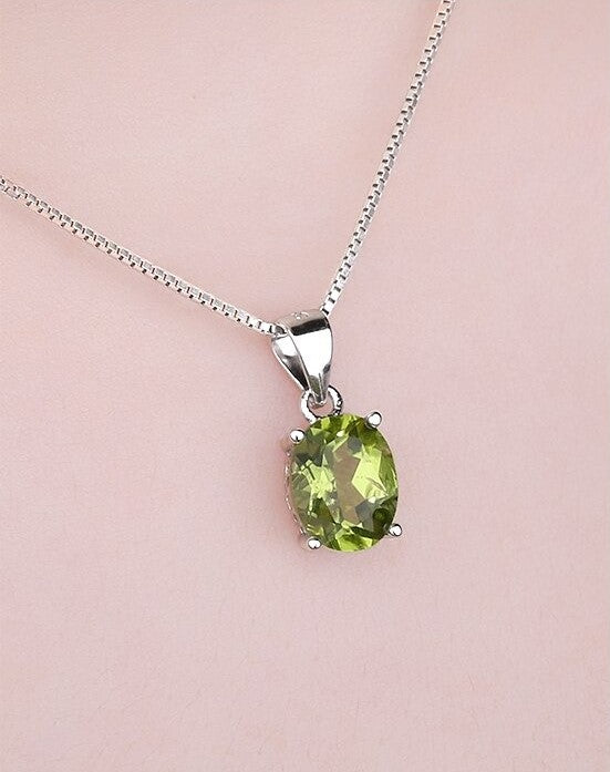 Real Natural Peridot Pendant