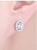 Naturlige ovale blå Topaz øreringe