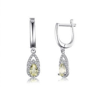 Real Light Lemon Topaz Earring